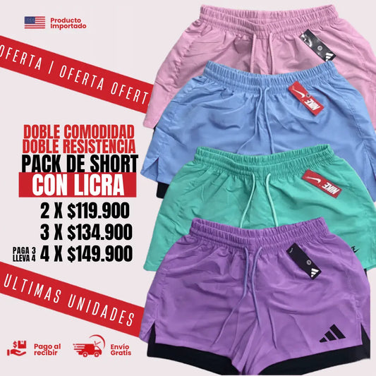 SHORT LICRA DAMA